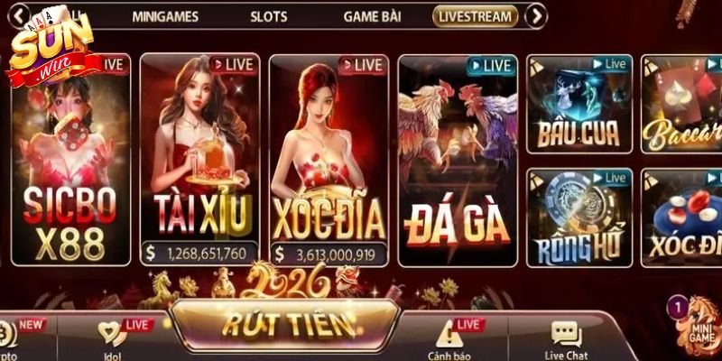 Khám phá kho game khổng lồ tại cổng game SUNWIN